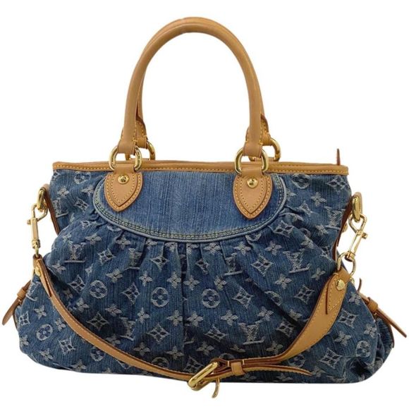 Louis Vuitton Handbags - Neocavy MM  Shoulder Indigo 2 Way   Monogram Denim Blue